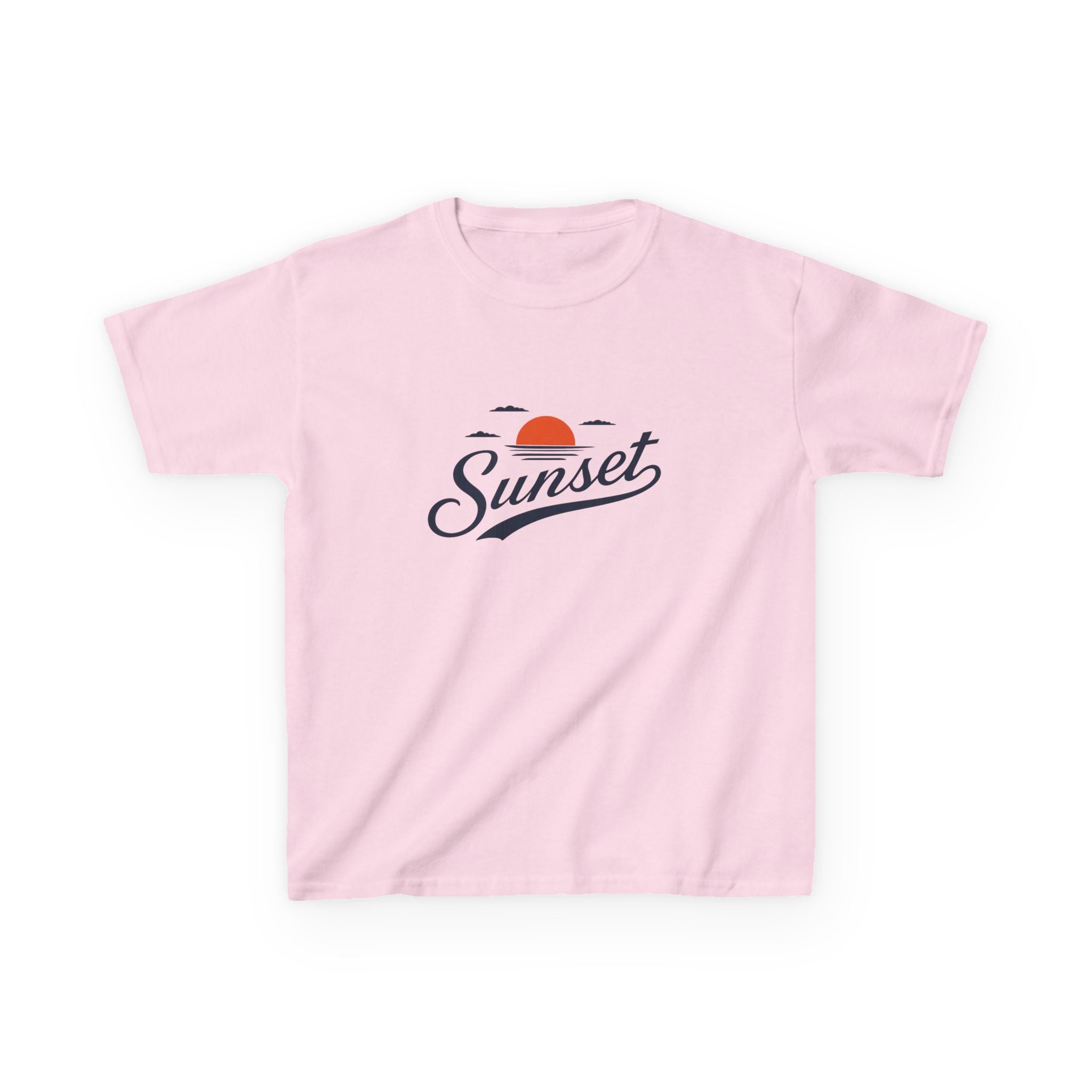 Sunset Kids Tee — Retro Sunset Graphic Shirt for Children