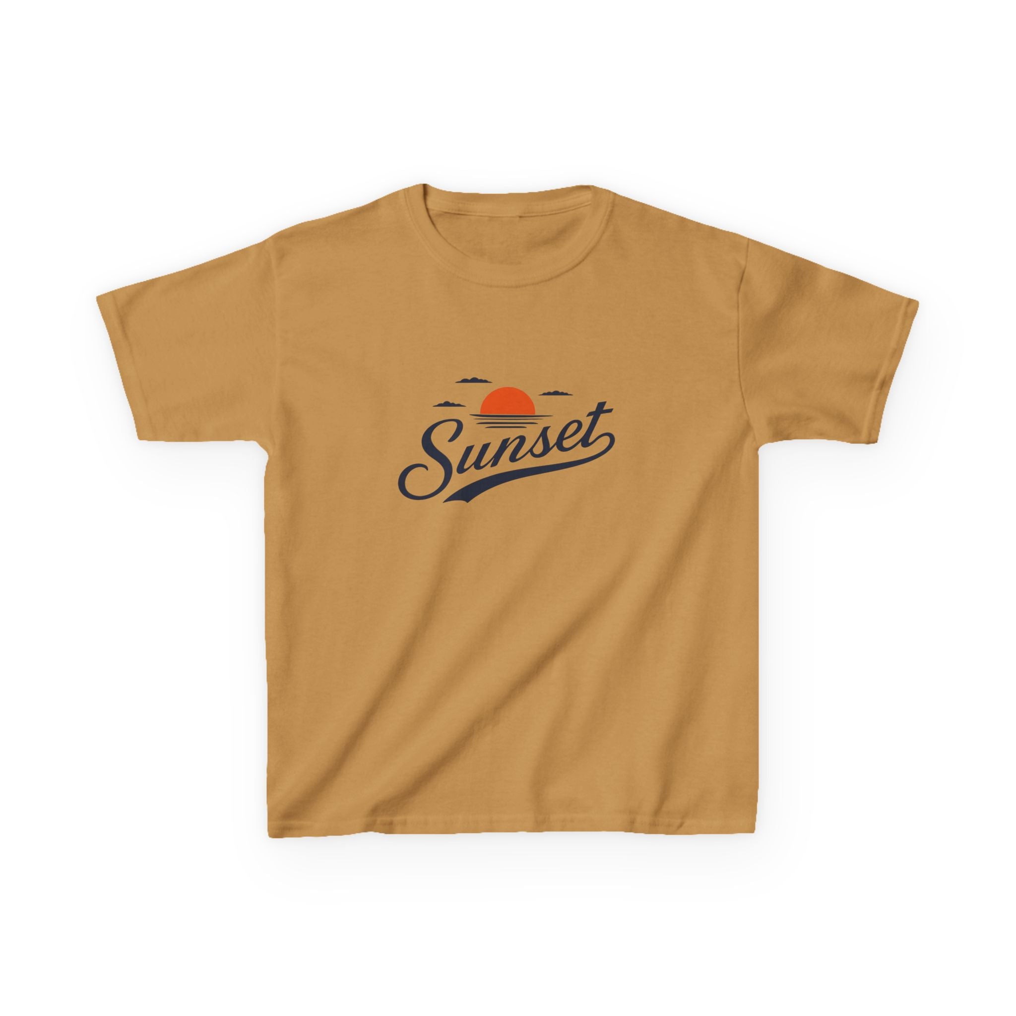 Sunset Kids Tee — Retro Sunset Graphic Shirt for Children