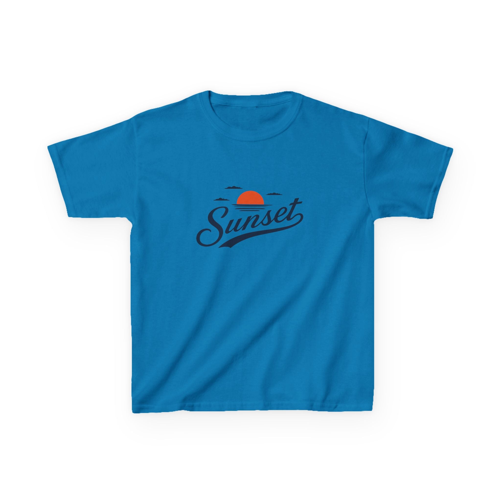Sunset Kids Tee — Retro Sunset Graphic Shirt for Children