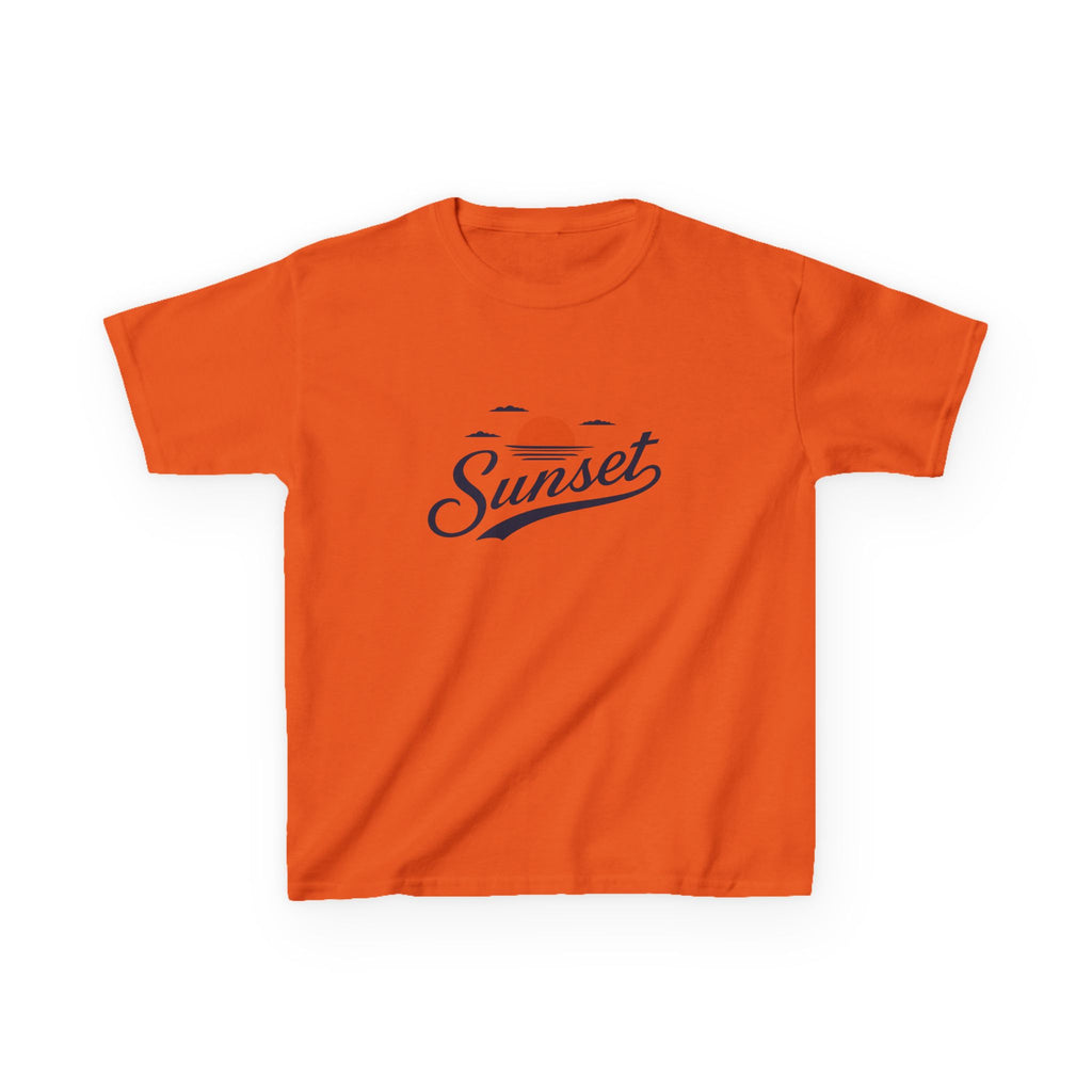 Sunset Kids Tee — Retro Sunset Graphic Shirt for Children