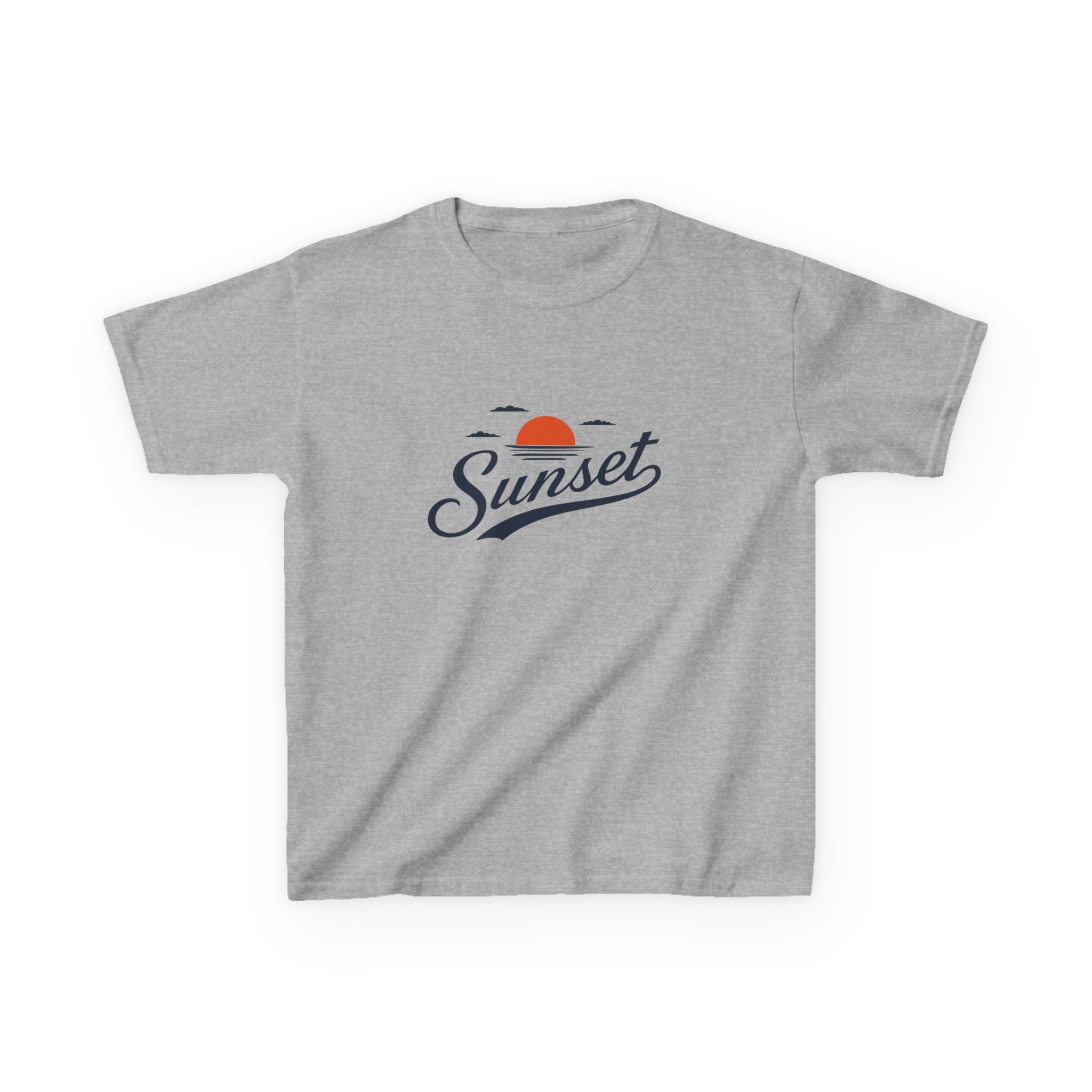 Sunset Kids Tee — Retro Sunset Graphic Shirt for Children