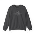 Sunset Mountain Crewneck Sweatshirt — Minimal Outdoor Graphic