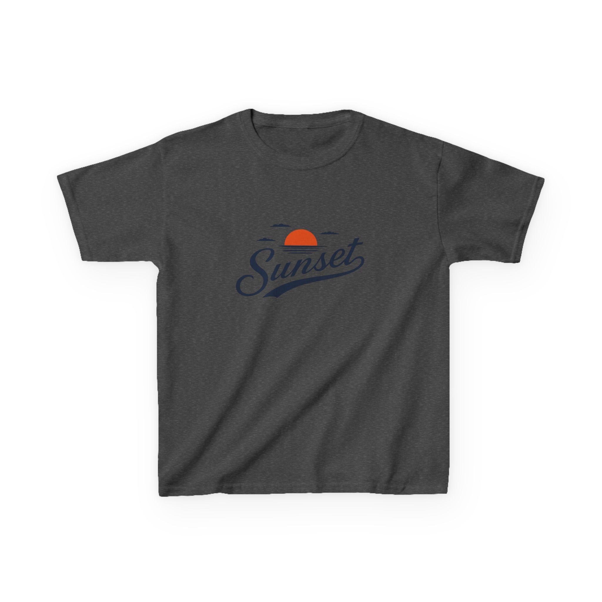 Sunset Kids Tee — Retro Sunset Graphic Shirt for Children
